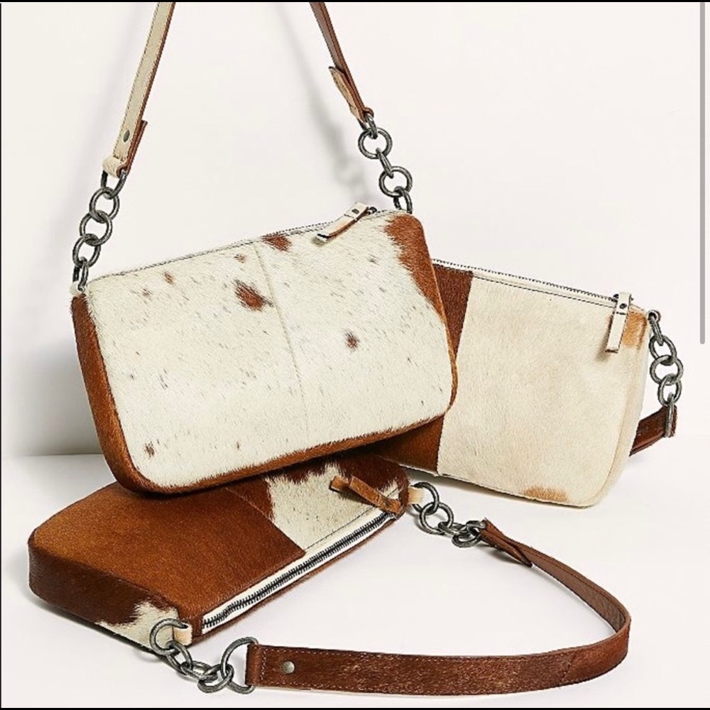 Free People Cowhide Shoulder Bag